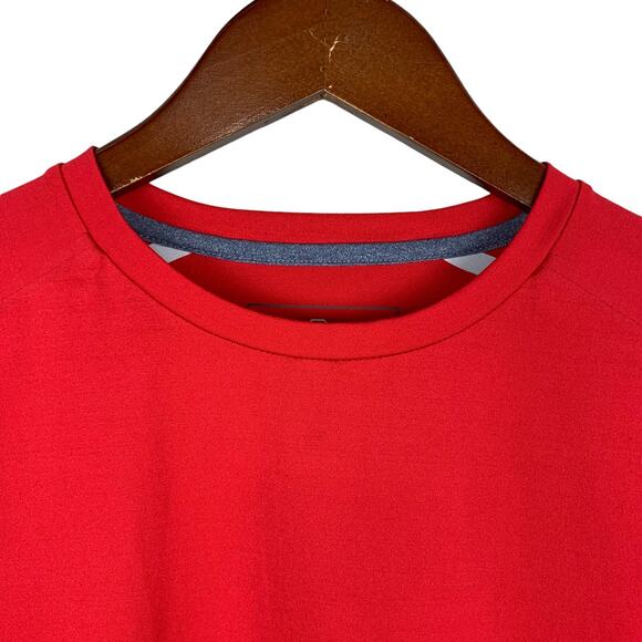 Stellar Equipment Tech Shirt Performance Long Sleeve Red Lightweight Men's S - Picture 2 of 10